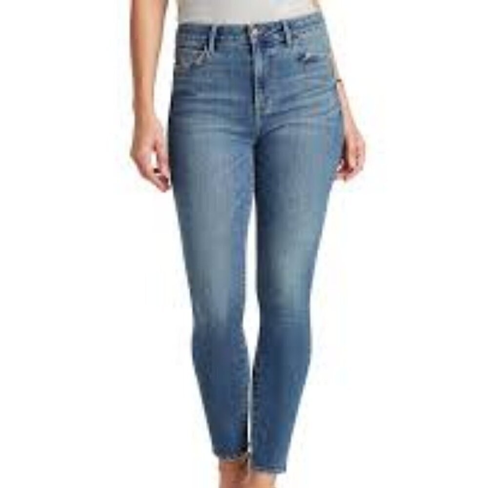 Sam Edelman Size 24 The Stiletto High Rise Skinny Ankle Blue Jeans, Gently Used